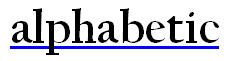 In a typical Latin font, the underline is positioned slightly
				          below the alphabetic baseline, leaving a gap between the line
				          and the bottom of most Latin letters, but crossing through
				          descenders such as the stem of a 'p'.